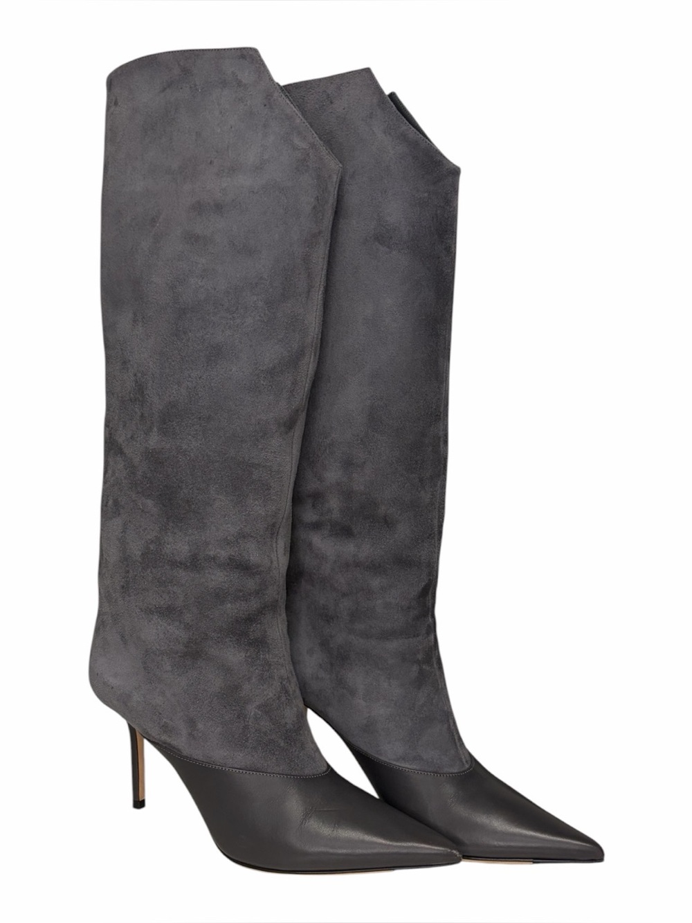 Jimmy Choo "Brelan" Suede Boots With Box